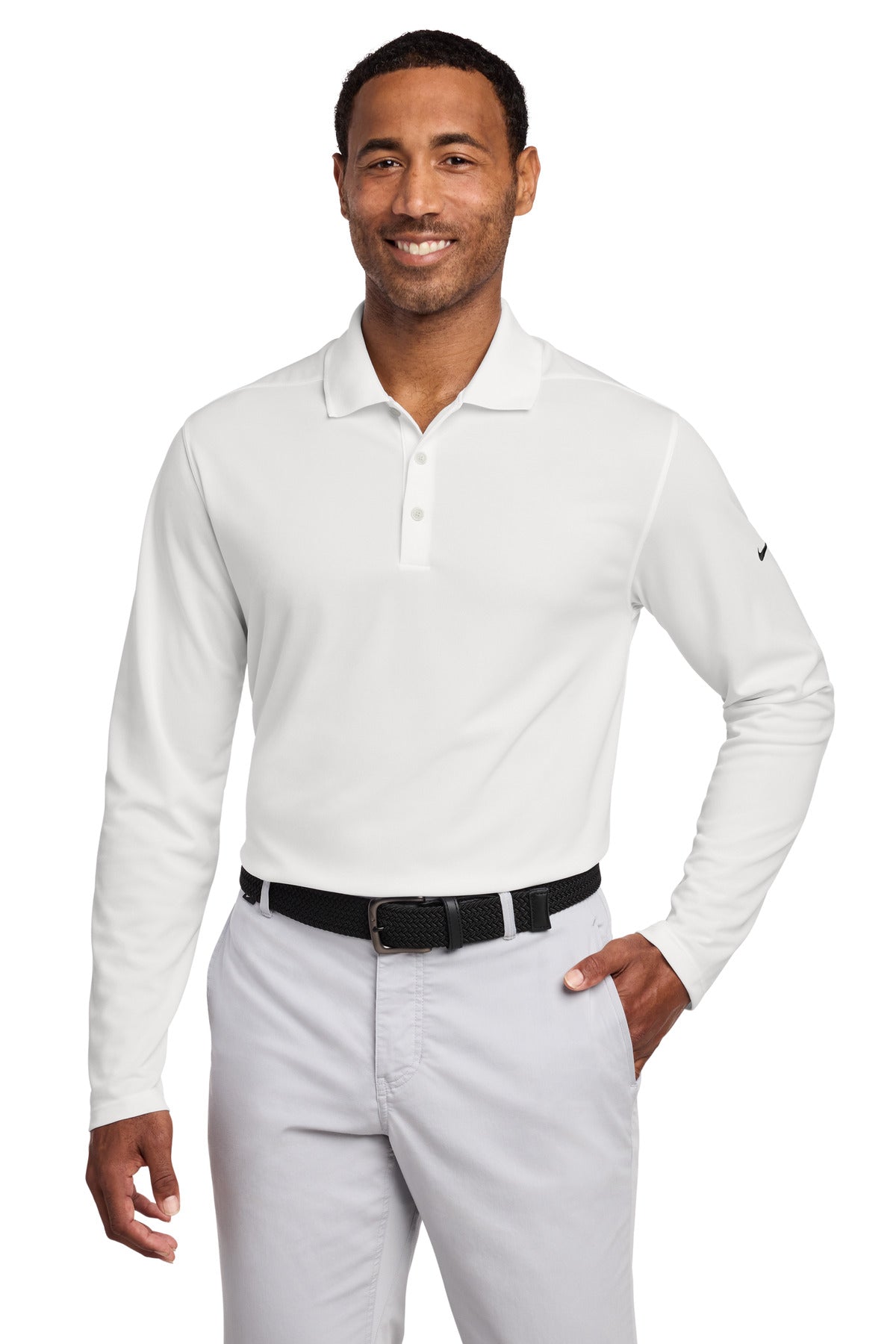 Nike Dri-FIT Micro Pique 2.0 Long Sleeve Polo NKDC2104 - EMBROIDERED