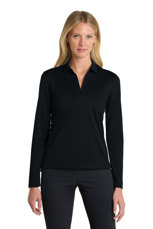 Nike Women's Dri-FIT Micro Pique 2.0 Long Sleeve Polo NKDC2105 - EMBROIDERED