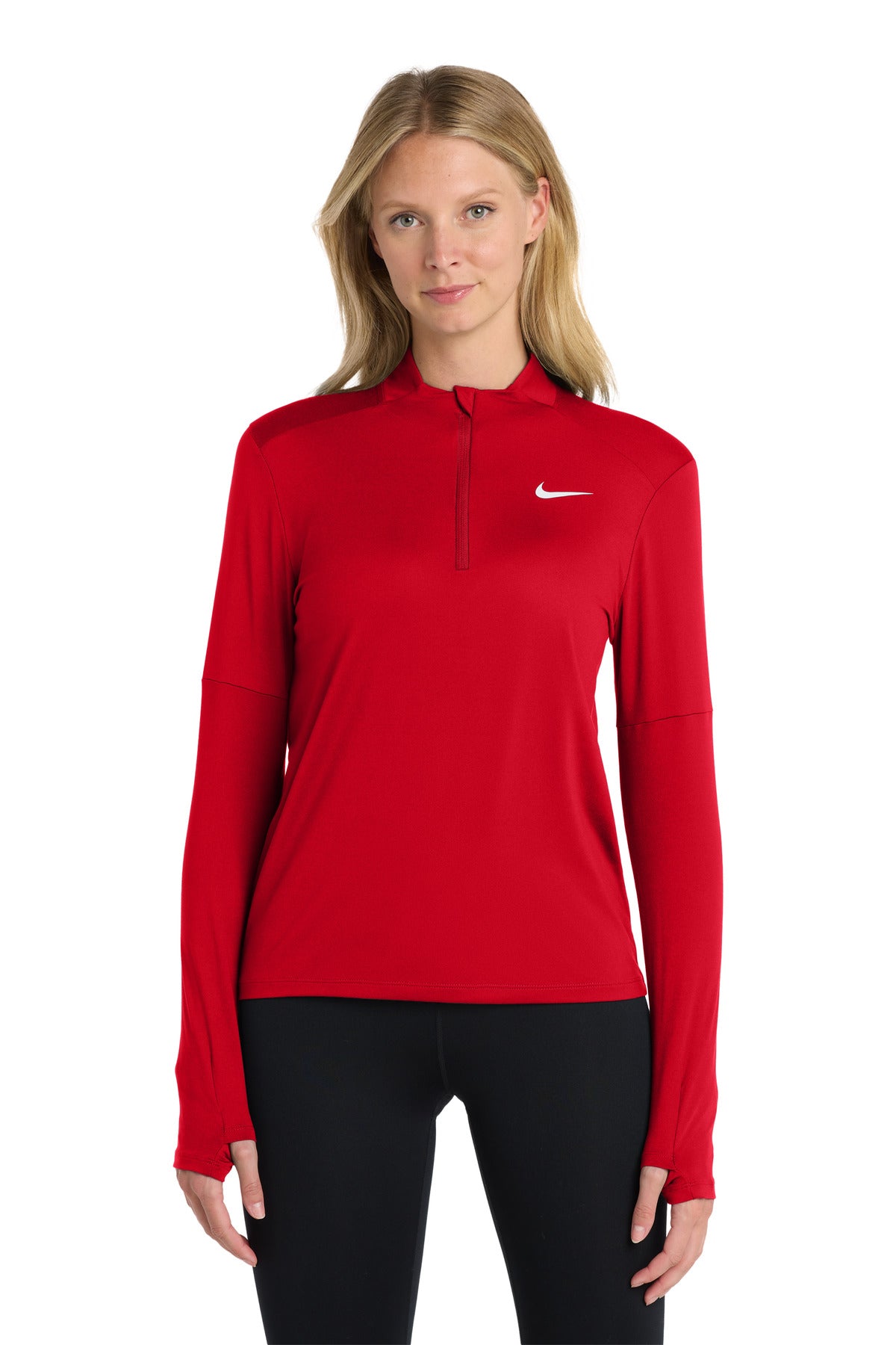 Nike Women's Dri-FIT Element 1/2-Zip Top NKDH4951 - EMBROIDERED