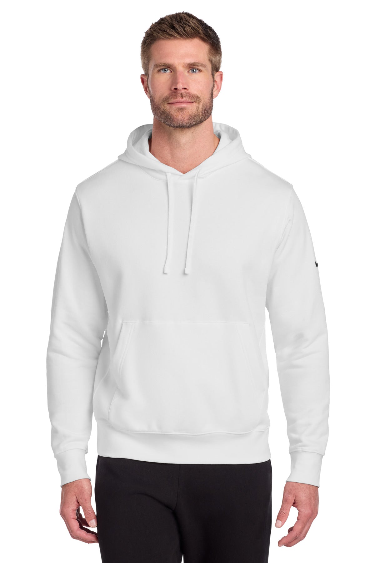 Nike Club Fleece Sleeve Swoosh Pullover Hoodie NKDR1499 - EMBROIDERED