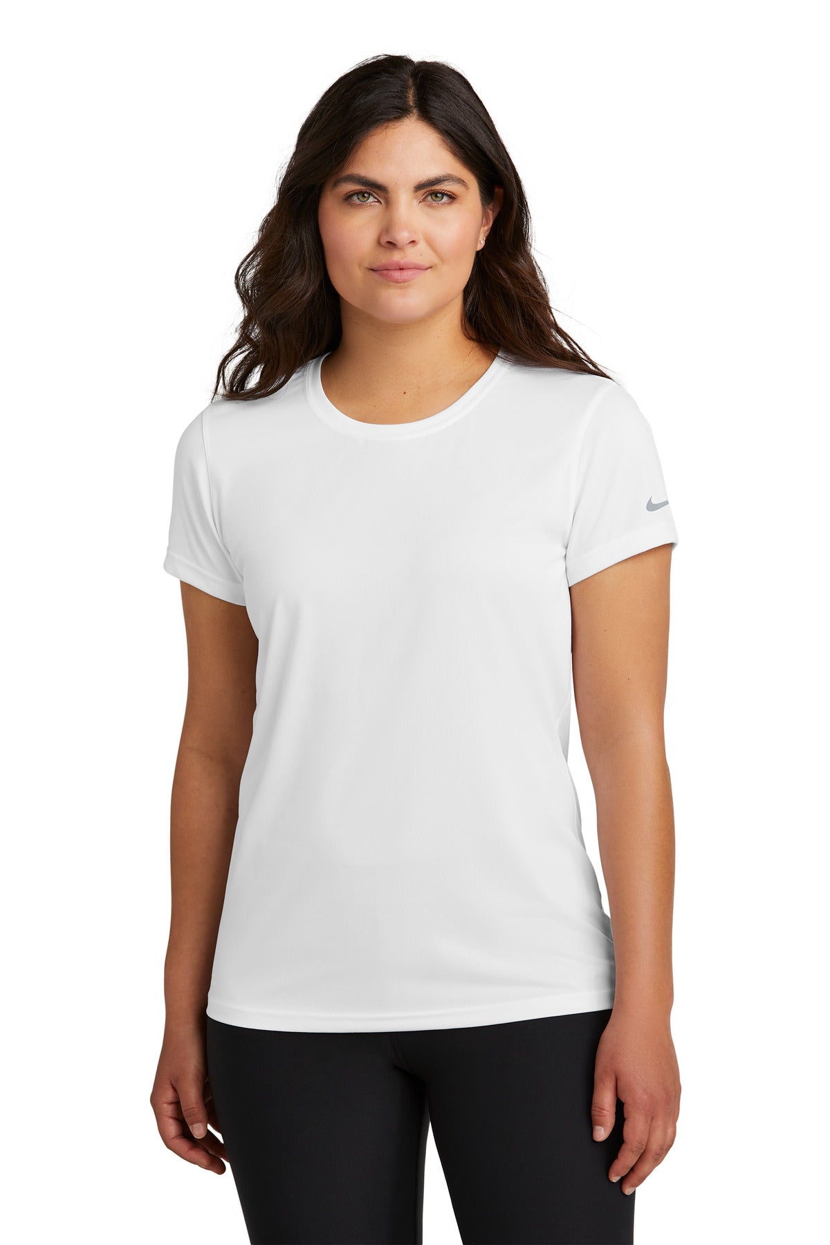 Nike Women's Swoosh Sleeve rLegend Tee NKDX8734 - EMBROIDERED