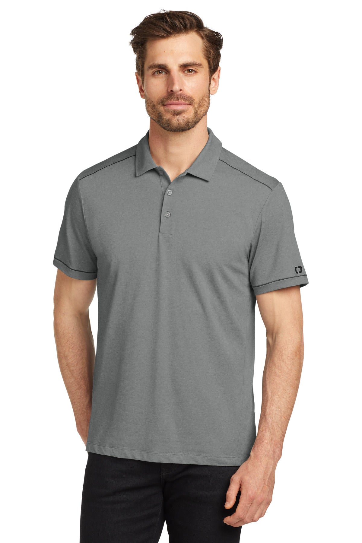 OGIO Code Stretch Polo. OG146 - EMBROIDERED
