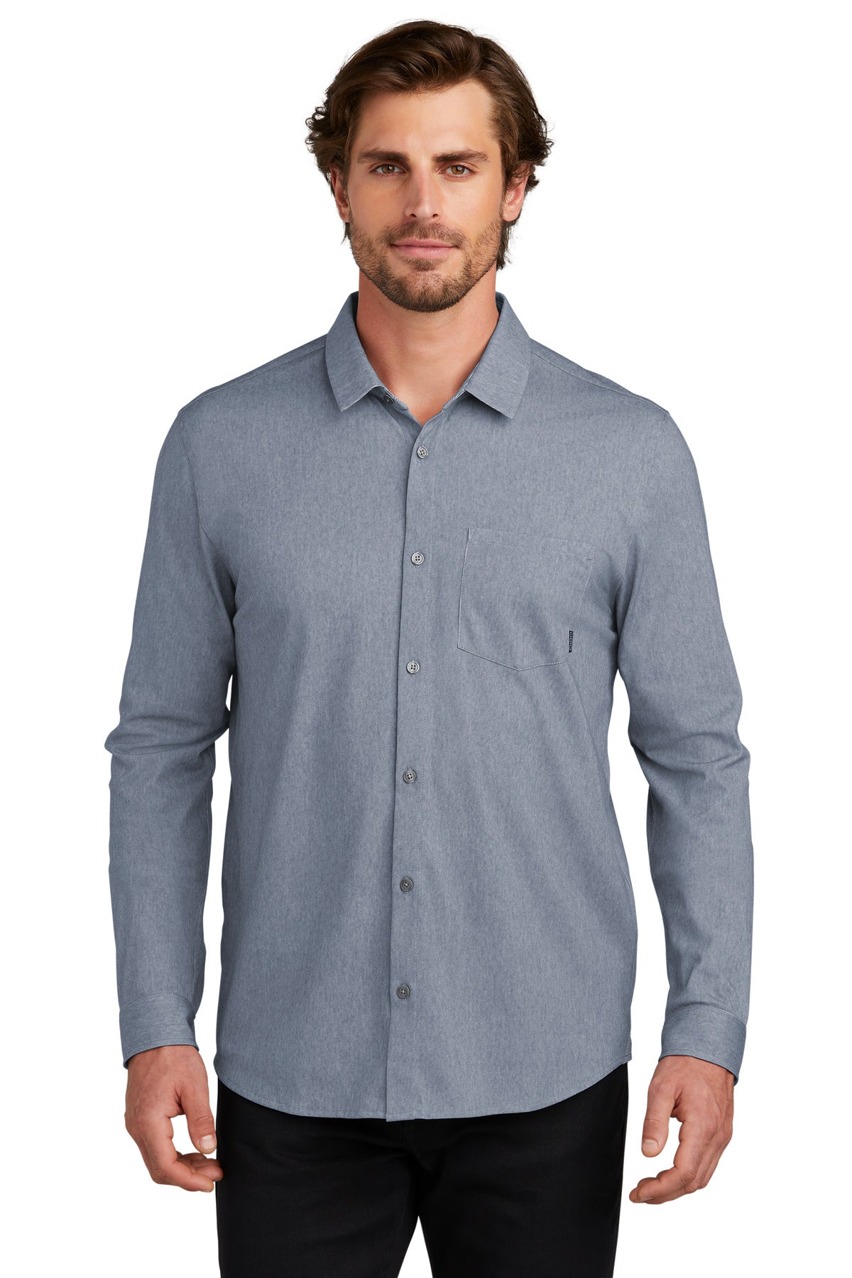 OGIO Extend Long Sleeve Button-Up OG161 - EMBROIDERED