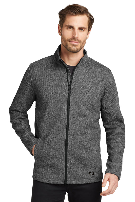 OGIO Grit Fleece Jacket. OG727 - EMBROIDERED