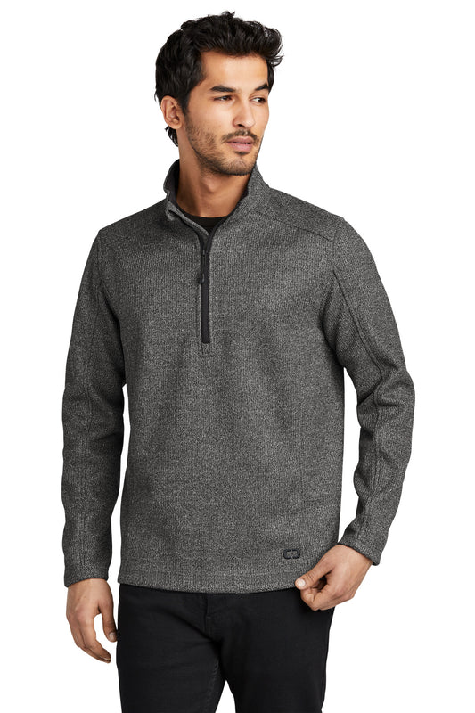 OGIO Grit Fleece 1/2-Zip OG729 - EMBROIDERED