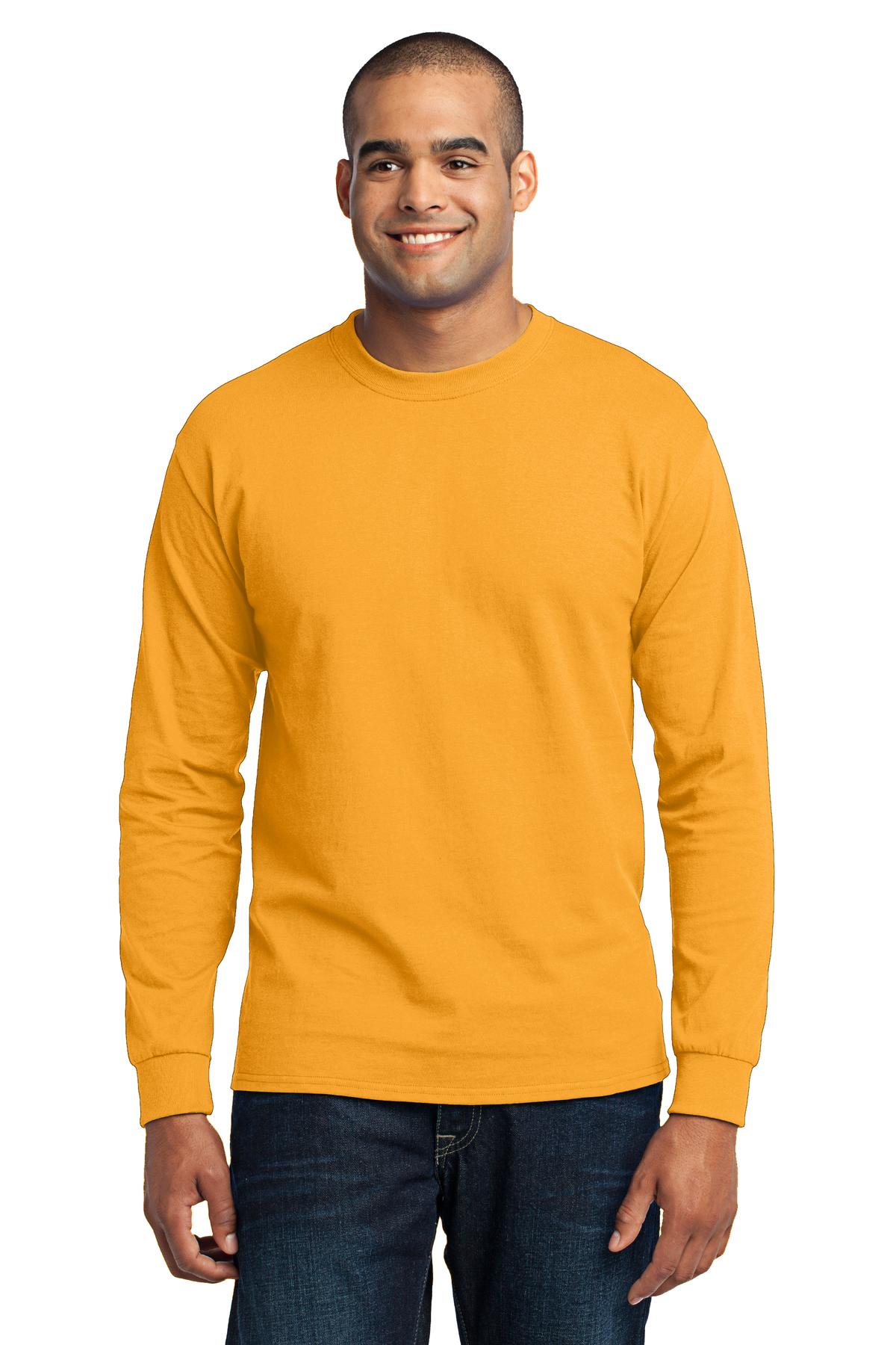 Port & Co Long Sleeve Core Blend Tee. PC55LS