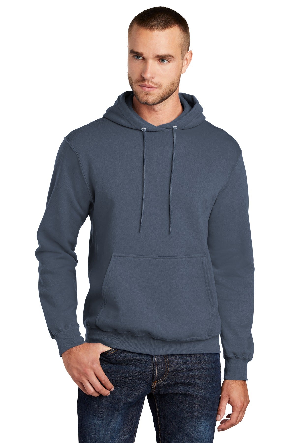 Port & Co Core Fleece Pullover Hooded Sweatshirt. PC78H