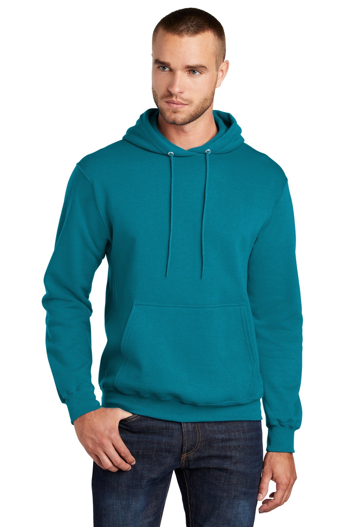 Port & Co Core Fleece Pullover Hooded Sweatshirt. PC78H