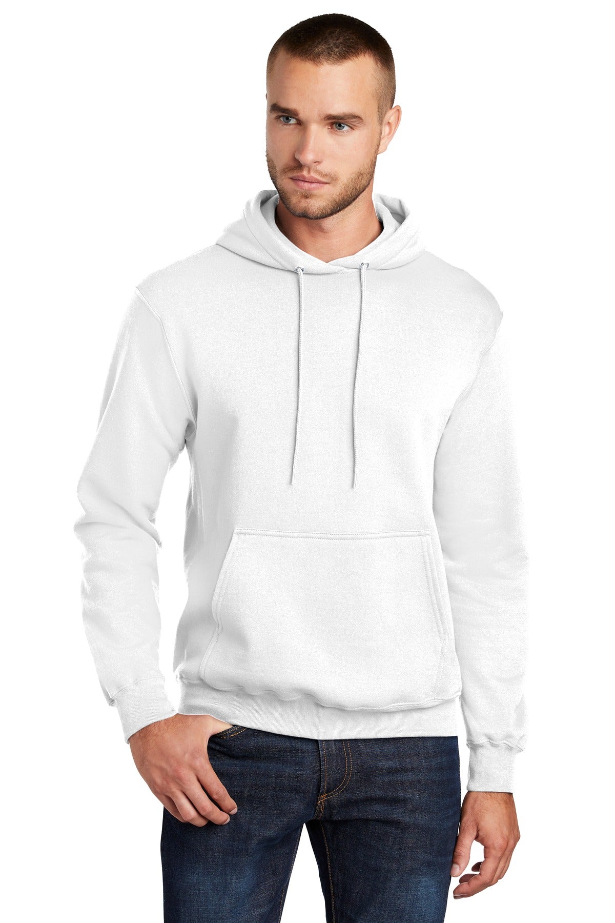Port & Co Core Fleece Pullover Hooded Sweatshirt. PC78H