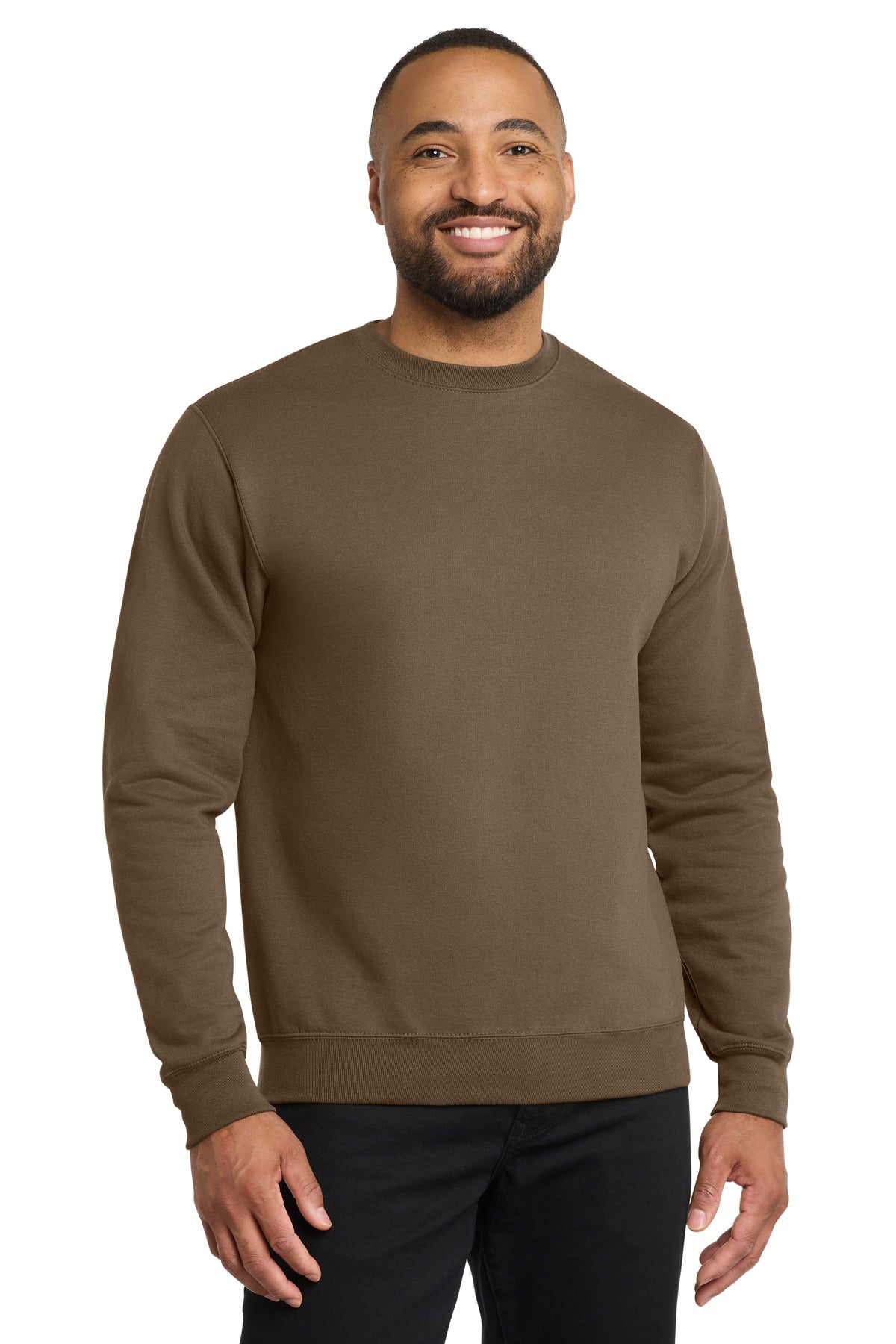 Port & Co Core Fleece Crewneck Sweatshirt. PC78 - EMBROIDERED
