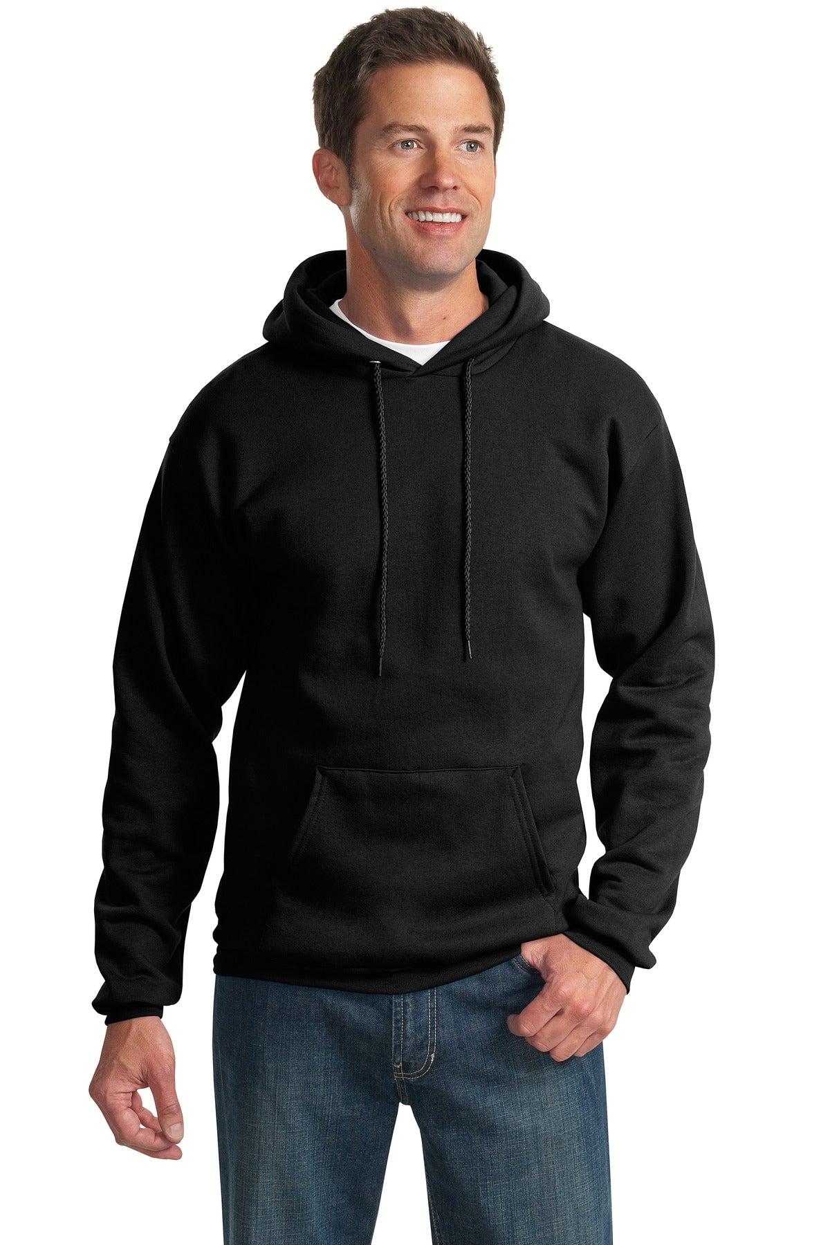Port & Co Essential Fleece Pullover Hooded Sweatshirt. PC90H