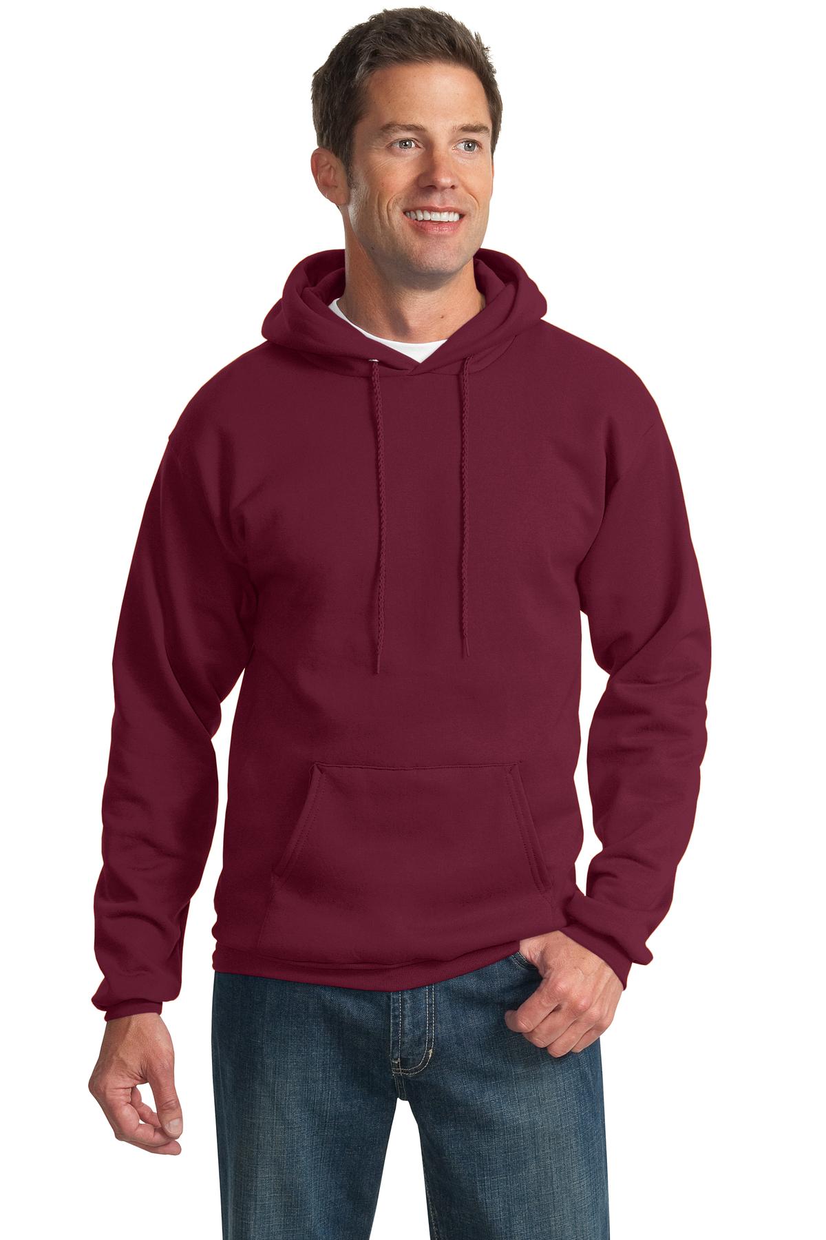 Port & Co Essential Fleece Pullover Hooded Sweatshirt. PC90H