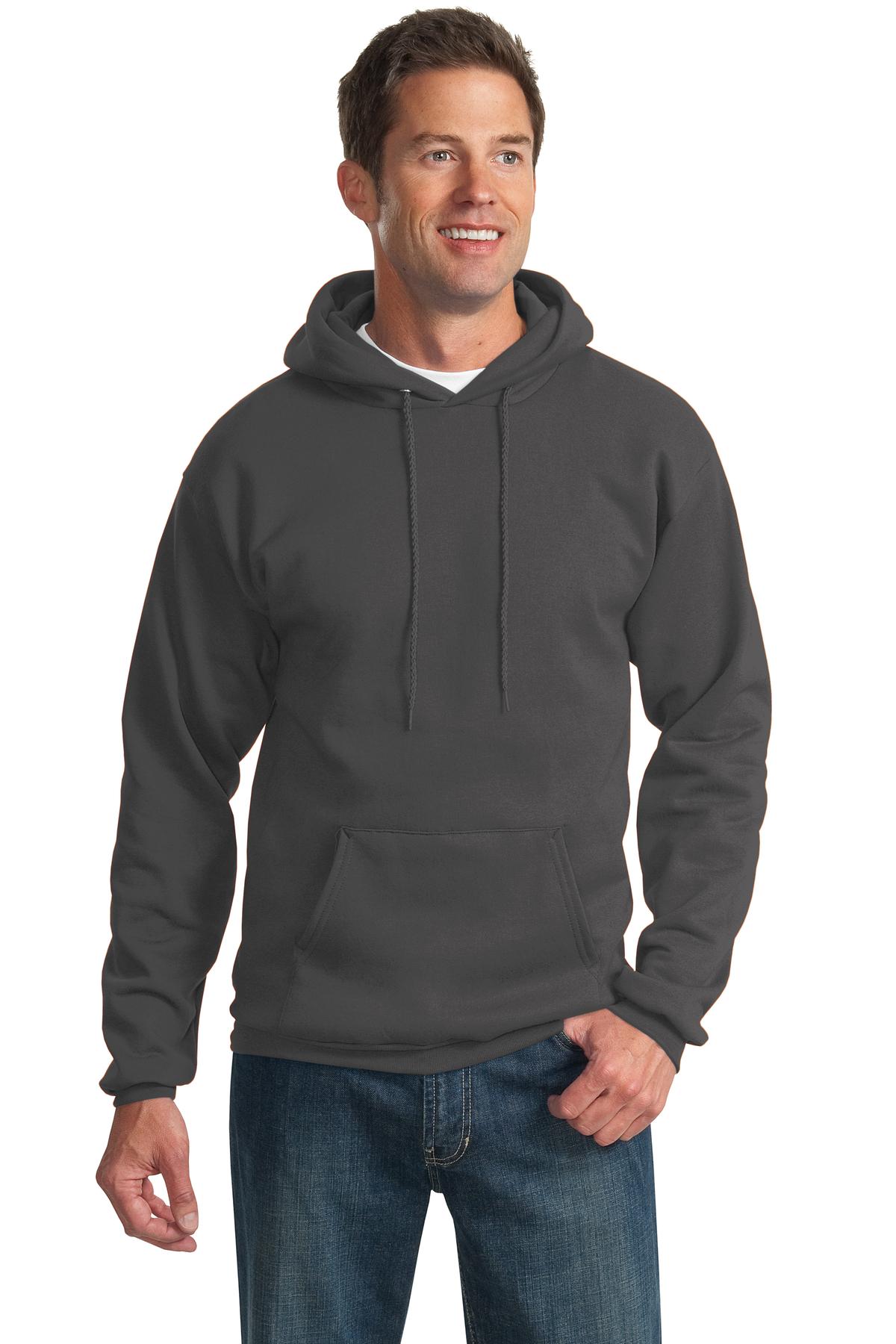 Port & Co Essential Fleece Pullover Hooded Sweatshirt. PC90H