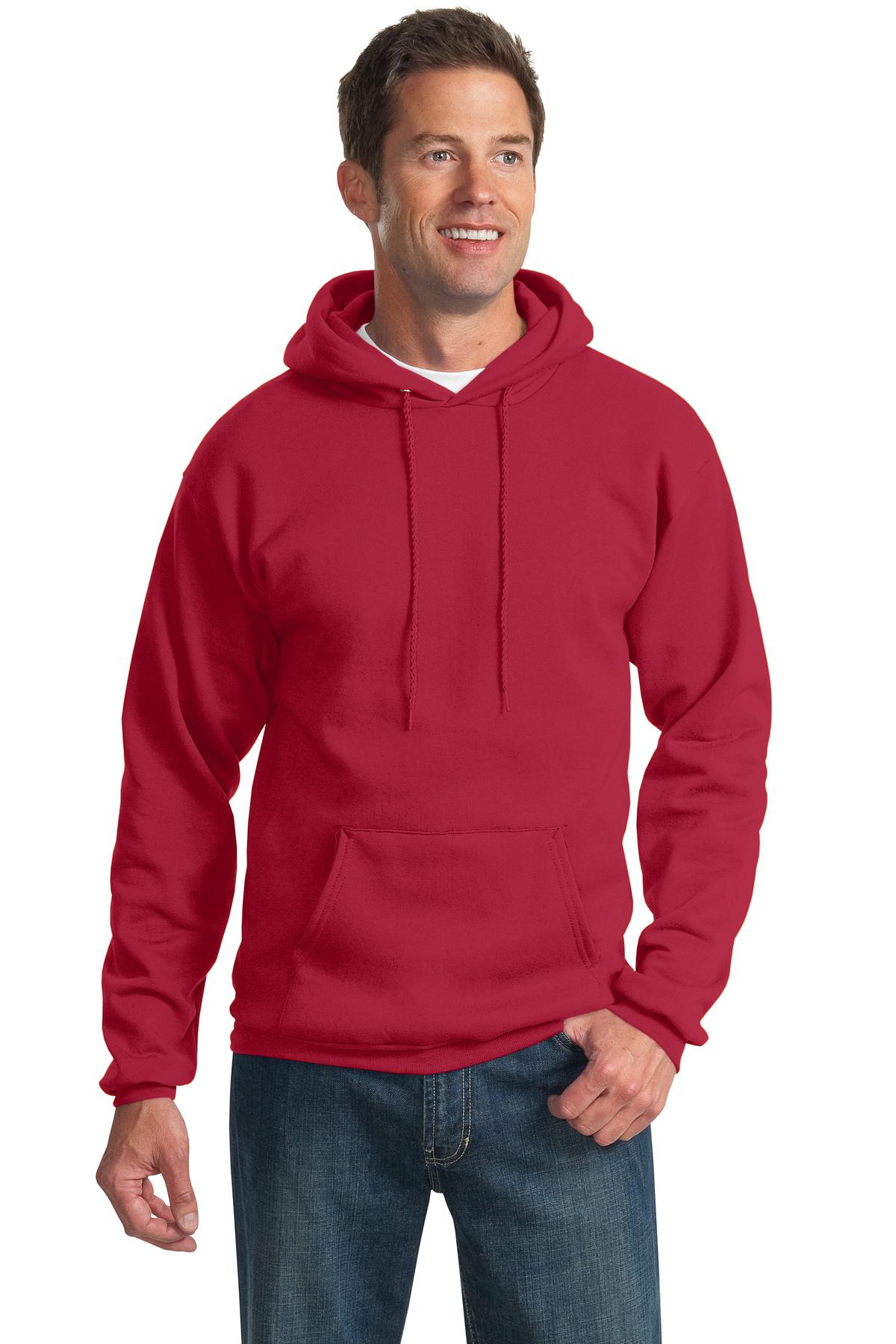 Port & Co Essential Fleece Pullover Hooded Sweatshirt. PC90H