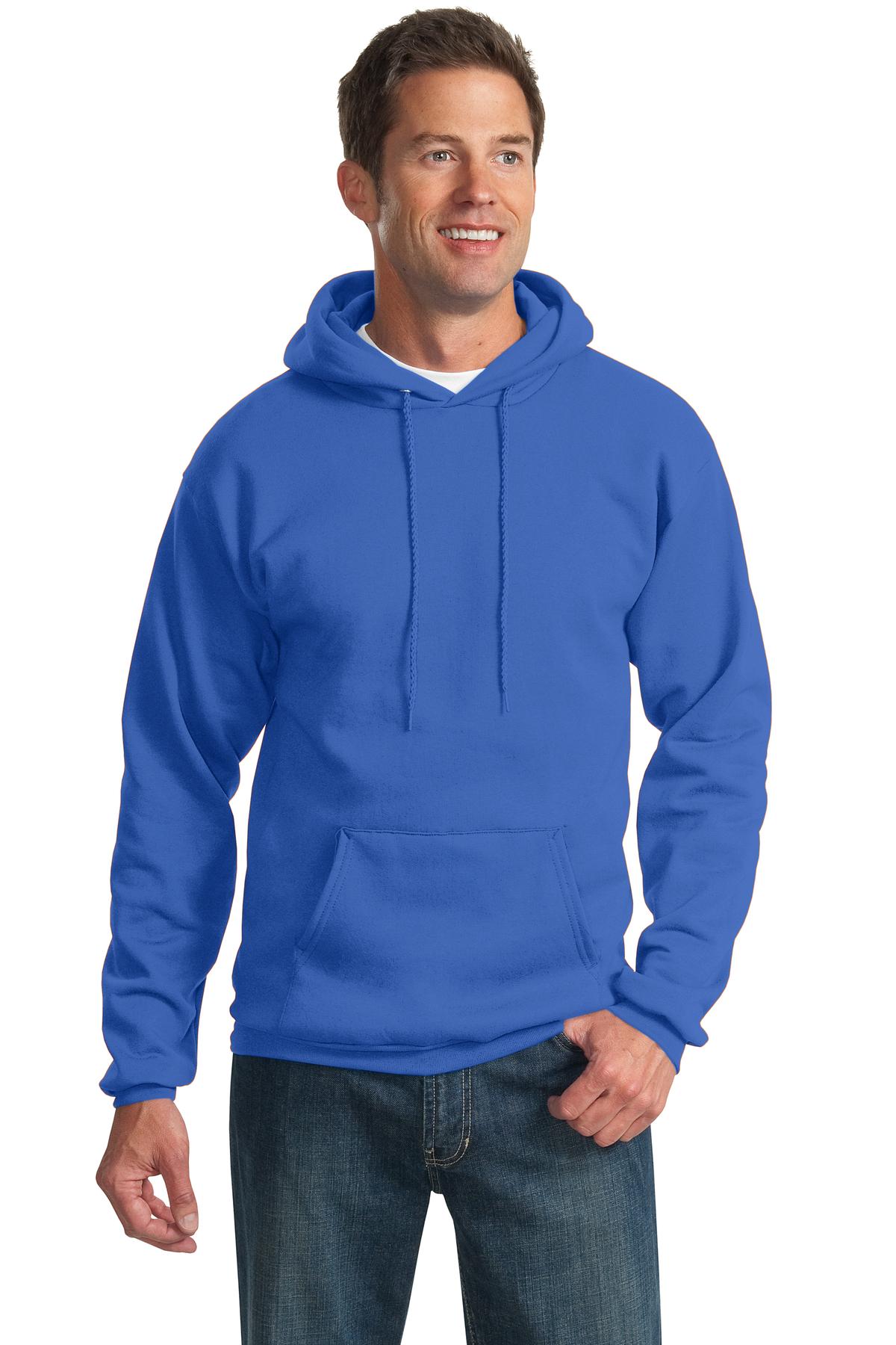 Port & Co Essential Fleece Pullover Hooded Sweatshirt. PC90H