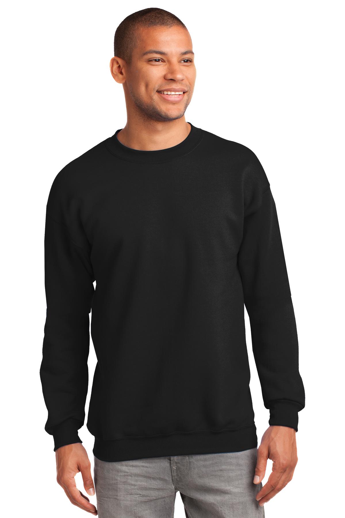 Port & Co Tall Essential Fleece Crewneck Sweatshirt. PC90T