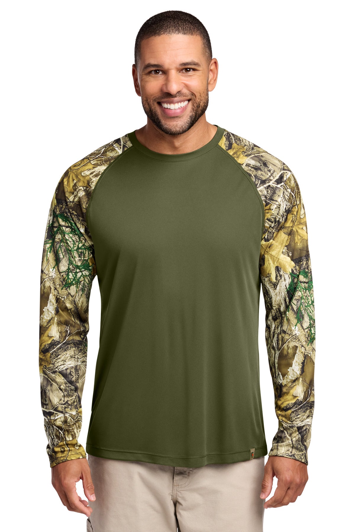 Russell Outdoors‚ Realtree Colorblock Performance Long Sleeve Tee RU151LS - EMBROIDERED