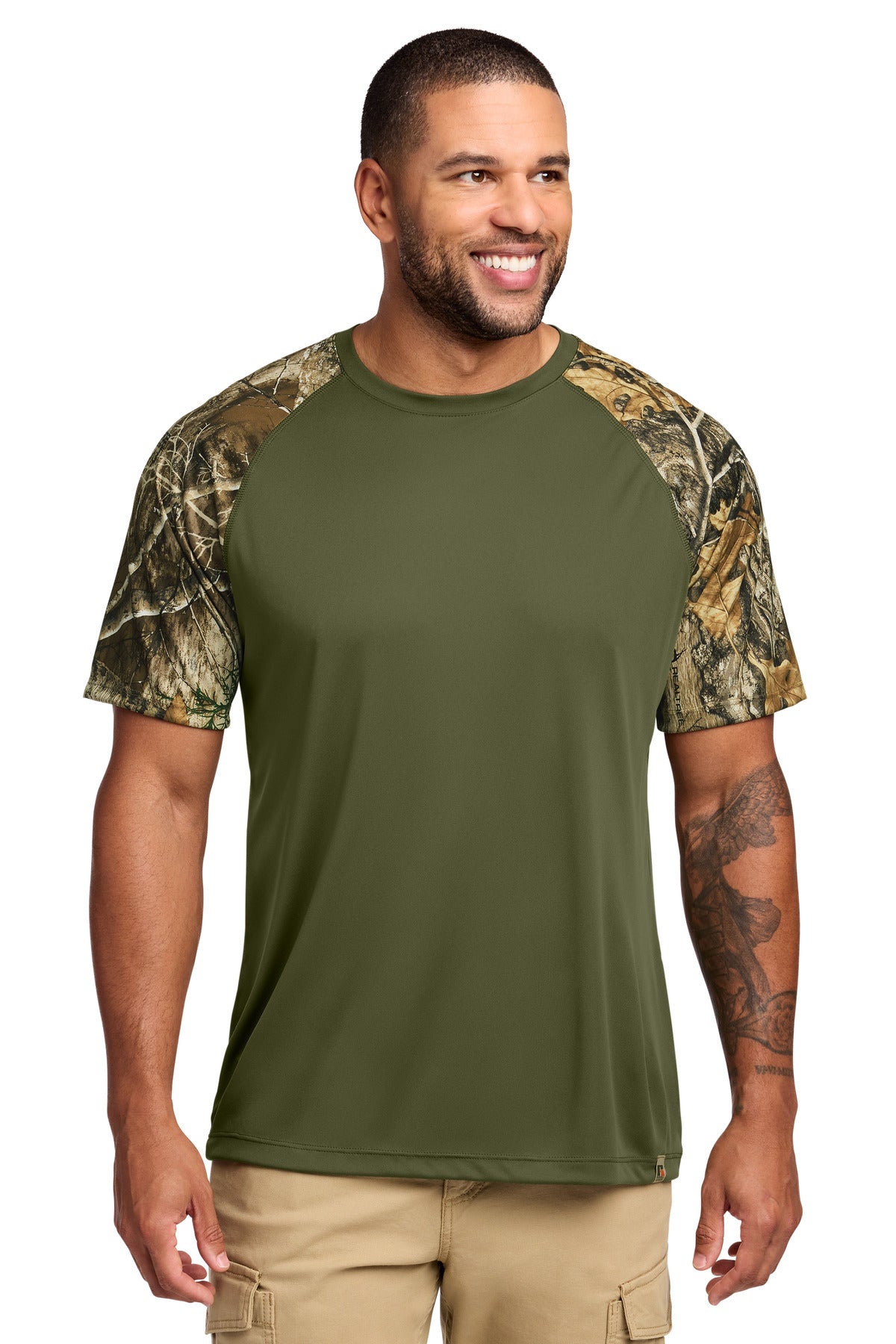 Russell Outdoors‚ Realtree Colorblock Performance Tee RU151 - EMBROIDERED
