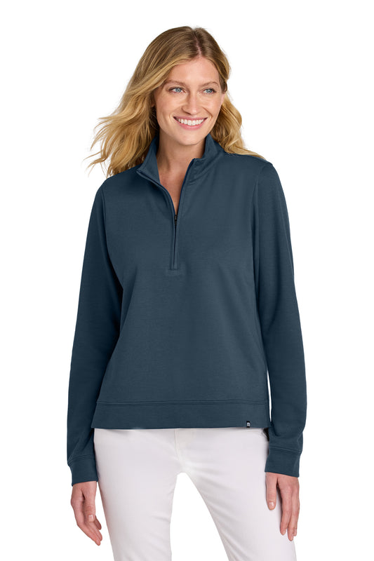 TravisMathew Women's Coveside 1/2-Zip TM1LD007 - EMBROIDERED
