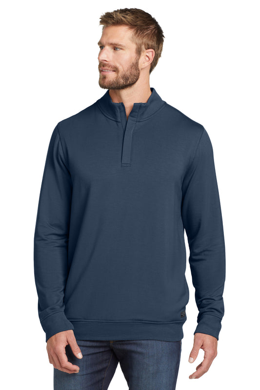TravisMathew Newport 1/4-Zip Fleece. TM1MU419 - EMBROIDERED
