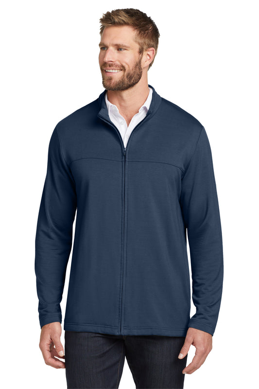 TravisMathew Newport Full-Zip Fleece. TM1MU420 - EMBROIDERED