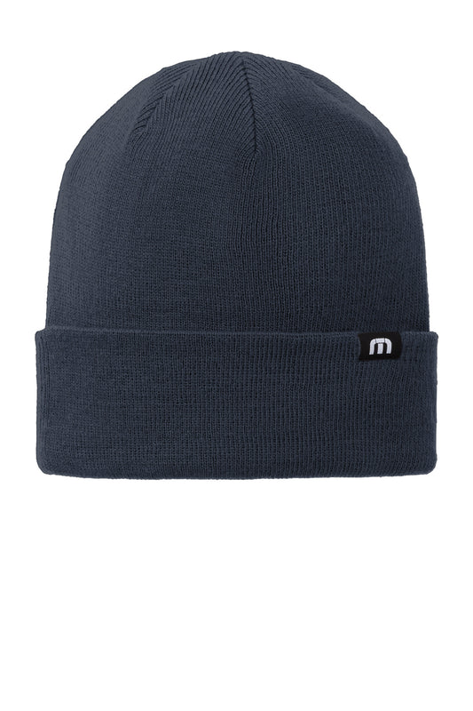 TravisMathew Solid Cuffed Beanie TM1MY394 - EMBROIDERED