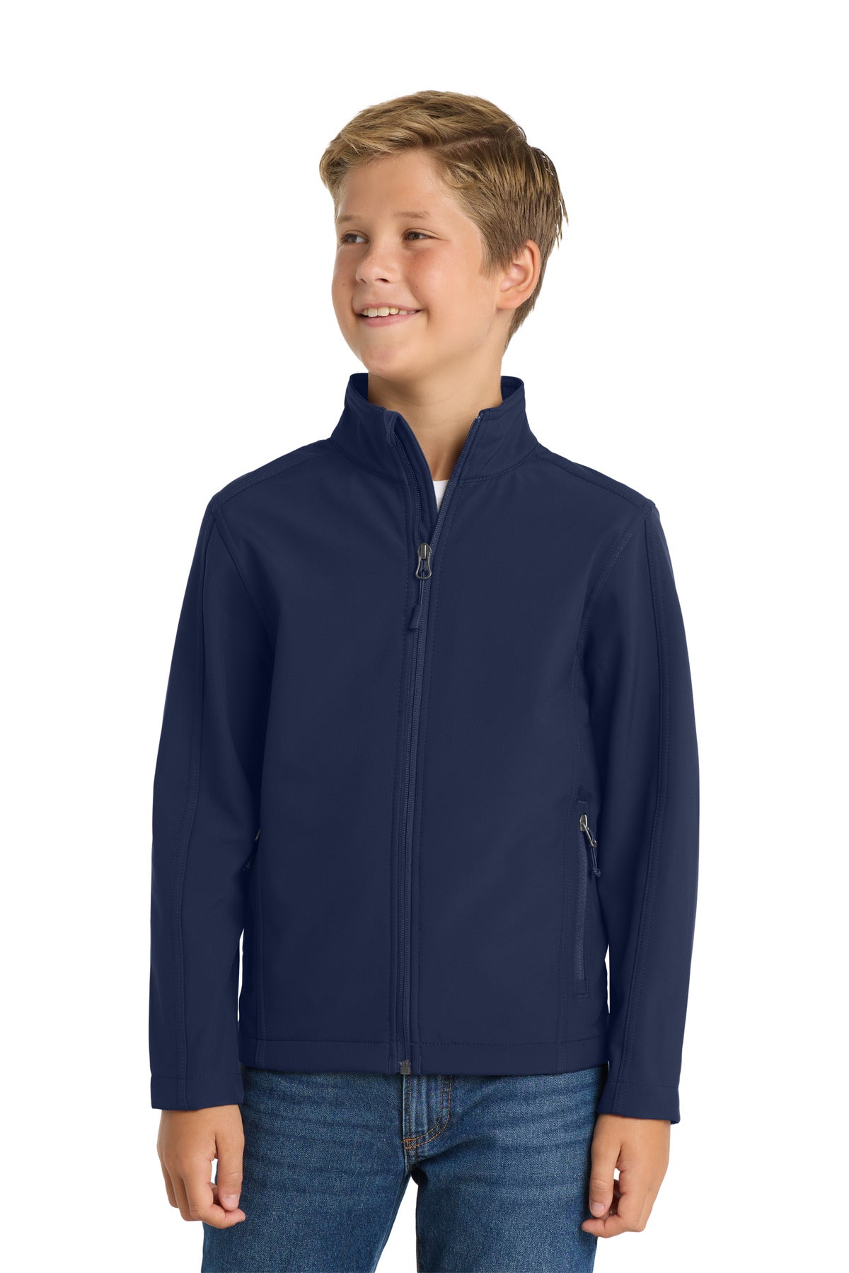 Port Authority Youth Core Soft Shell Jacket. Y317 - EMBROIDERED