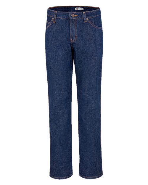 Dickies Women's Straight Leg 5-Pocket Jeans - FD93 - EMBROIDERED