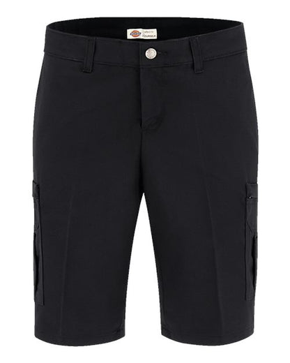 Dickies Women's Industrial Cotton Cargo Shorts - FR33 - EMBROIDERED