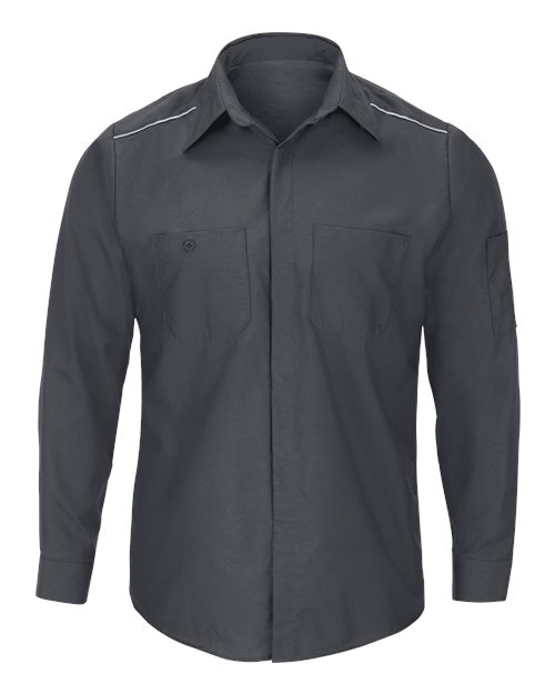 Red Kap Men's Tall Pro Airflow Long Sleeve Work Shirt - SP3AT - EMBROIDERED