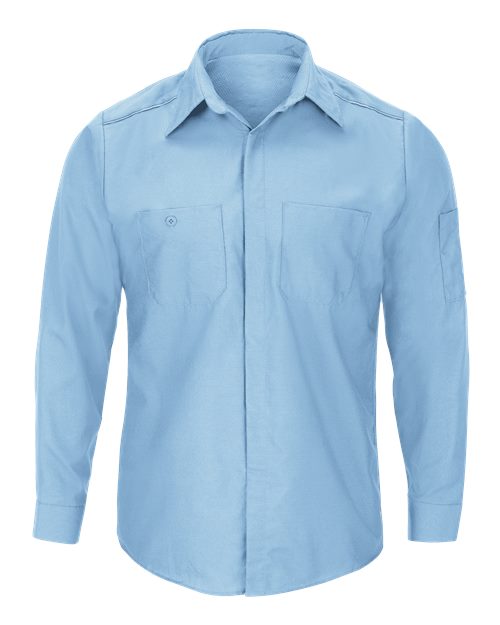 Red Kap Men's Tall Pro Airflow Long Sleeve Work Shirt - SP3AT - EMBROIDERED