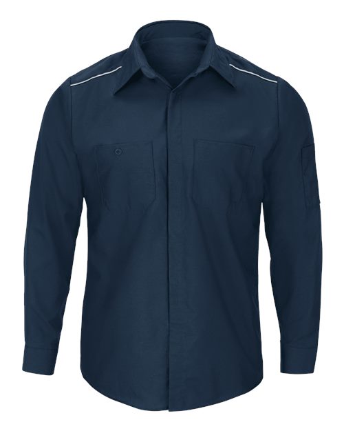 Red Kap Men's Tall Pro Airflow Long Sleeve Work Shirt - SP3AT - EMBROIDERED