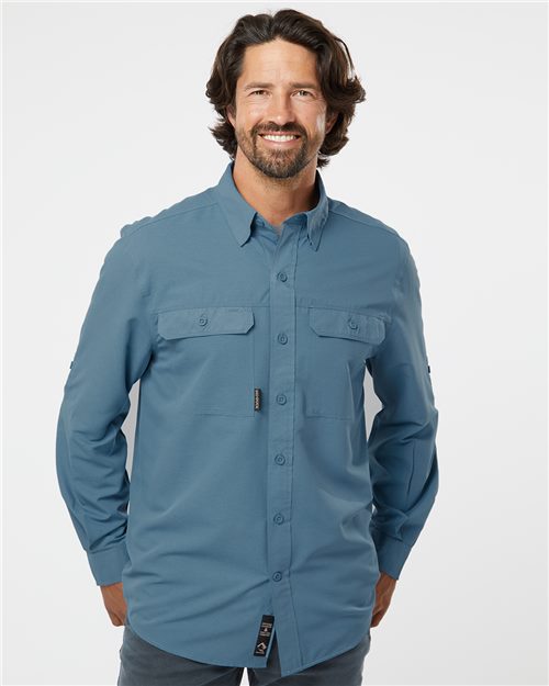 DRI DUCK Men's Crossroad Woven Shirt - 4441 - EMBROIDERED