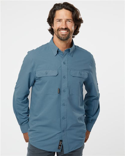 DRI DUCK Men's Crossroad Woven Shirt - 4441 - EMBROIDERED