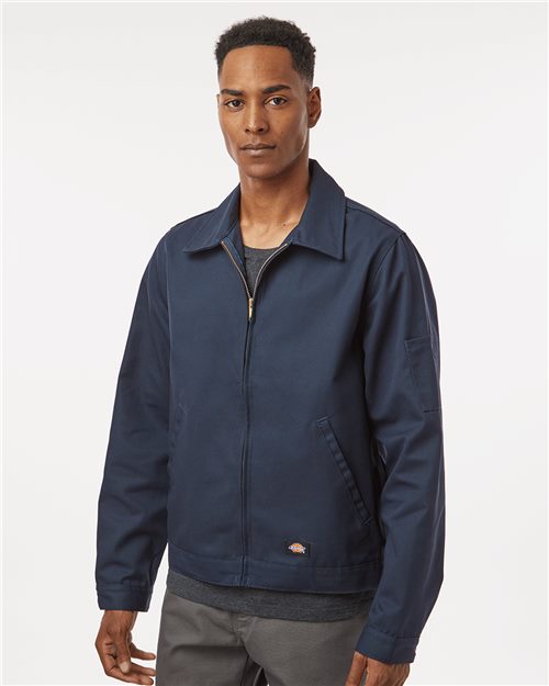 Dickies Men's Unlined Industrial Eisenhower Jacket - JT78 - EMBROIDERED
