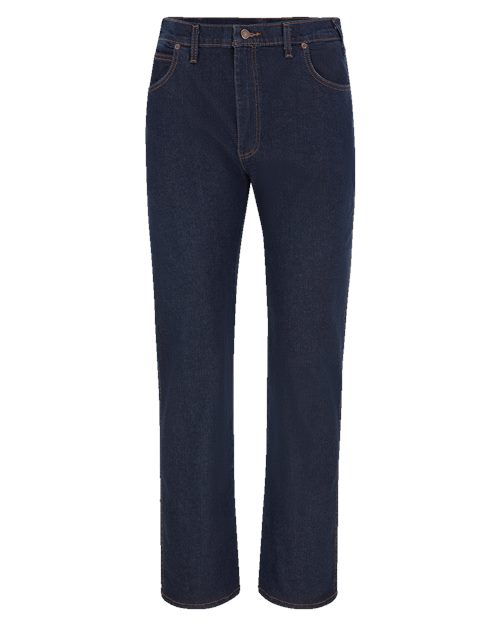 Dickies Men's Extended Sizes Industrial 5-Pocket Flex Jeans - LD21EXT - EMBROIDERED
