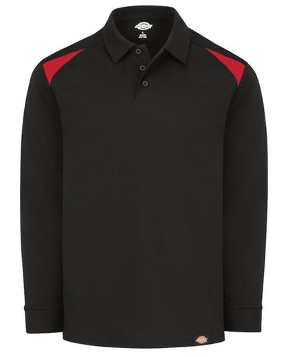 Dickies Men's Team Performance Long Sleeve Shirt - LL66 - EMBROIDERED