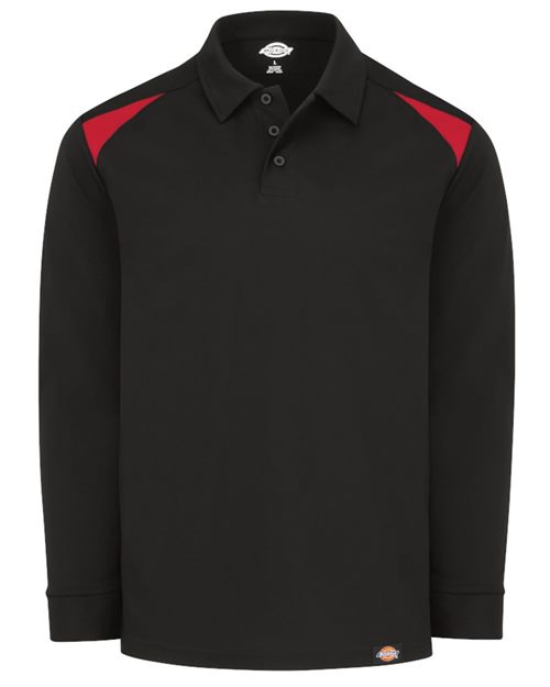 Dickies Men's Team Performance Long Sleeve Shirt - LL66 - EMBROIDERED