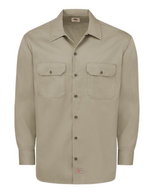 Dickies Men's Long Sleeve Work Shirt - 5574 - EMBROIDERED
