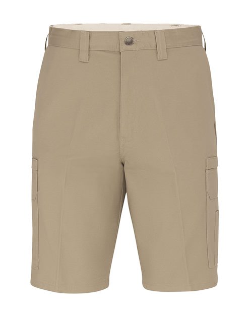 Dickies Men's Extended Sizes 11" Industrial Cotton Cargo Shorts - LR33EXT - EMBROIDERED