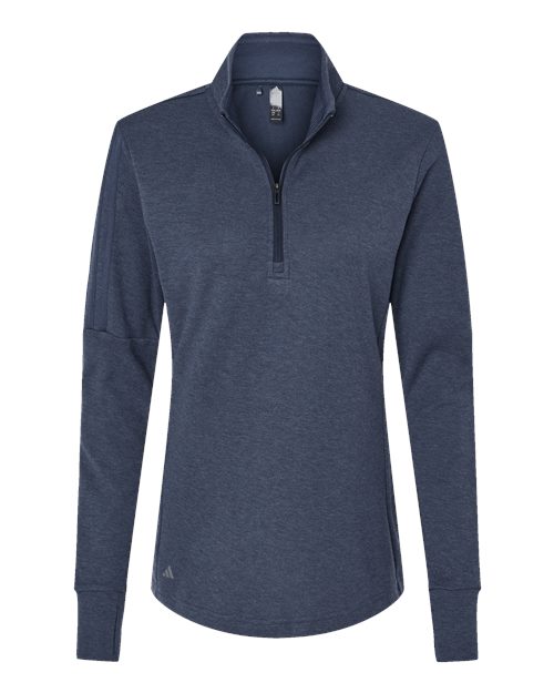 Adidas. Women's 3-Stripes Quarter-Zip Pullover Sweater. A555