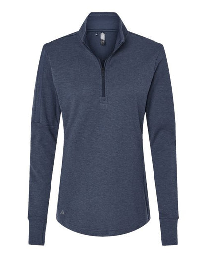 Adidas. Women's 3-Stripes Quarter-Zip Pullover Sweater. A555