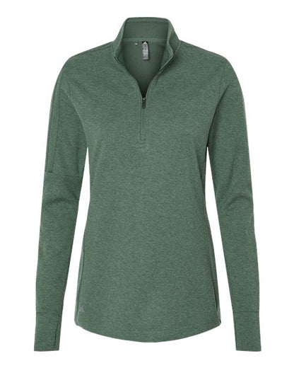 Adidas. Women's 3-Stripes Quarter-Zip Pullover Sweater. A555