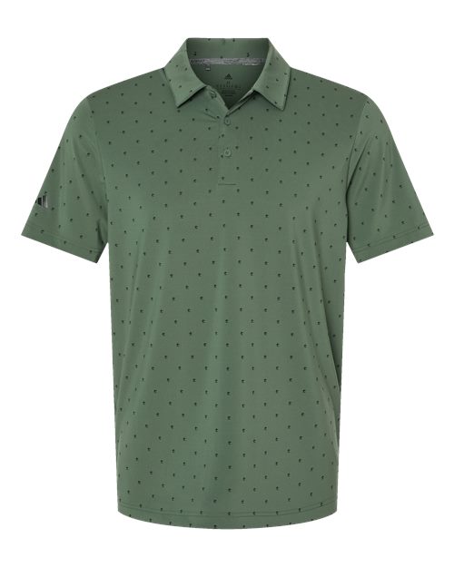 Adidas Men's Ultimate365 Pine Tree Polo - A574 - EMBROIDERED
