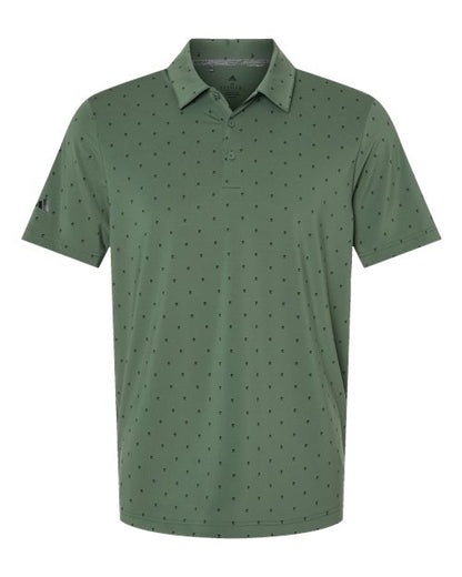 Adidas Men's Ultimate365 Pine Tree Polo - A574 - EMBROIDERED