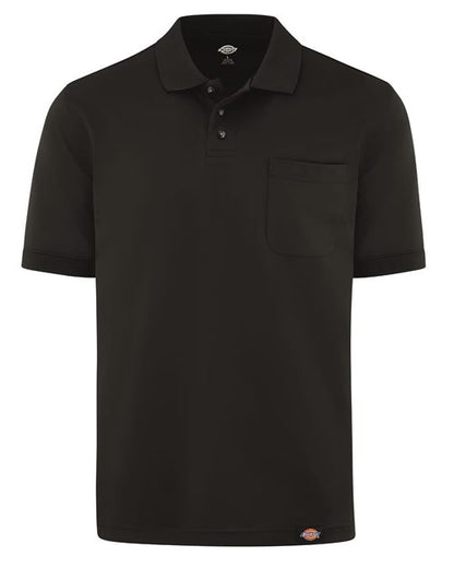 Dickies Men's Performance Short Sleeve Work Shirt With Pocket - LS44 - EMBROIDERED