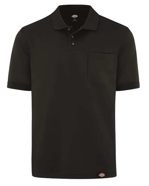 Dickies Men's Performance Short Sleeve Work Shirt With Pocket - LS44 - EMBROIDERED