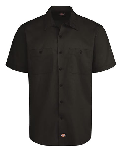 Dickies Men's Industrial Worktech Ventilated Short Sleeve Work Shirt - LS51 - EMBROIDERED