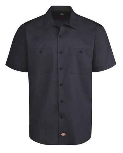 Dickies Men's Tall Industrial Worktech Ventilated Short Sleeve Work Shirt - LS51T - EMBROIDERED