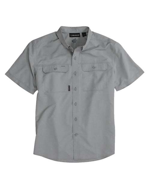 DRI DUCK Men's Crossroad Woven Short Sleeve Shirt - 4445 - EMBROIDERED